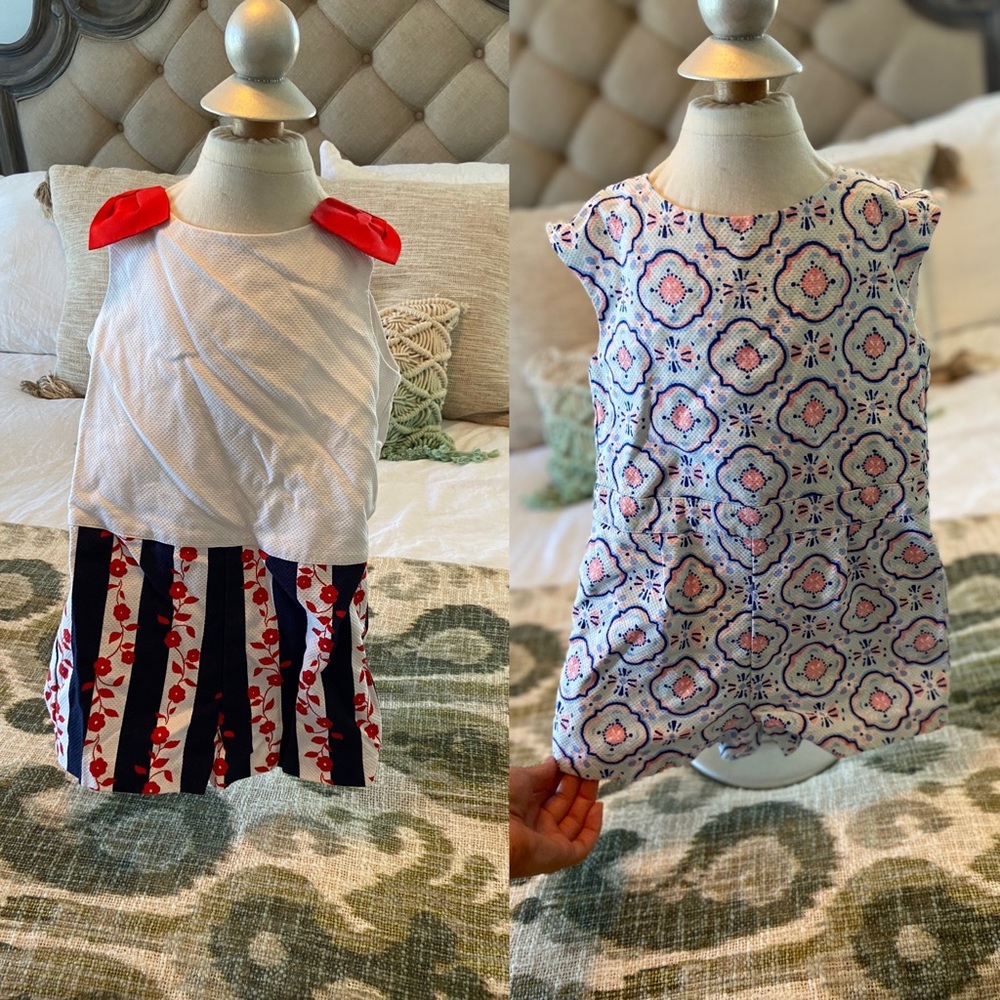 Janie and Jack Rompers size 4T